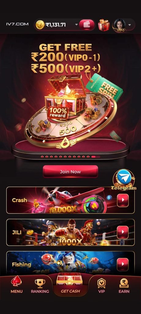 IV77 Game homepage banner with APK download and latest gaming guide